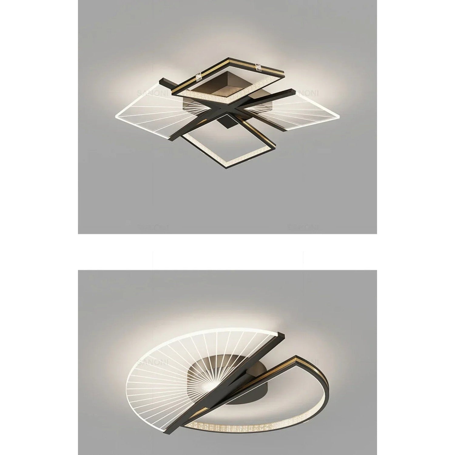 The Circle of Light — Modern Minimalist Ring LED Chandelier for Living Room &amp; Dining