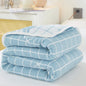 Cotton Gauze Summer Quilt — Plaid