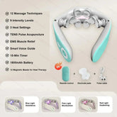 The Tension Release — 8D Electric Pulse Neck & Shoulder Massager with Heat