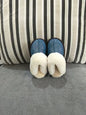 Cloud Underfoot — Natural Sheepskin & Fur Anti-Slip Home Slippers