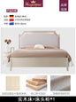 European Minimalist Waterproof Bed Frame with Headboard