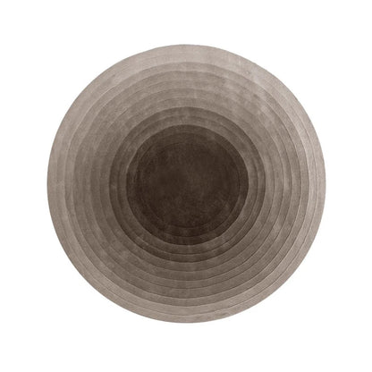 Round Gradient Area Rug — Machine Washable Non-Slip Floor Mat for Living Room & Bedroom
