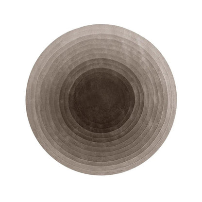 Round Gradient Area Rug — Machine Washable Non-Slip Floor Mat for Living Room &amp; Bedroom