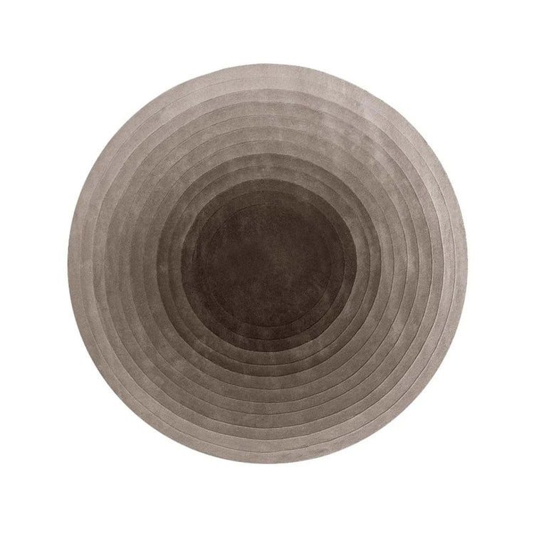 Round Gradient Area Rug — Machine Washable Non-Slip Floor Mat for Living Room & Bedroom