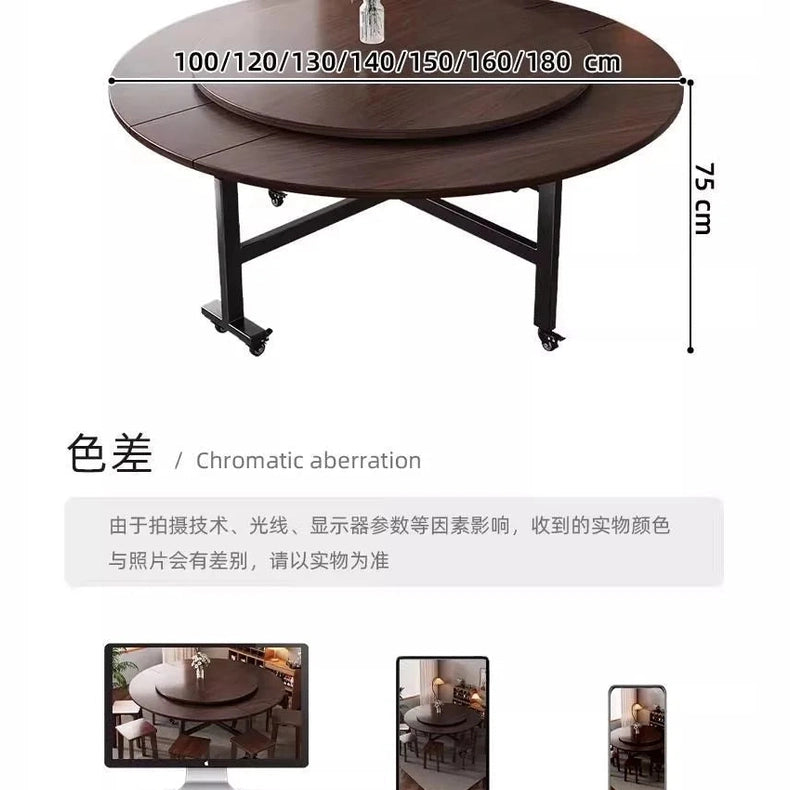 Gather &amp; Dine — Minimalist Round Dining Table with Metal Legs, 100cm &amp; 120cm Jonine’s Corner