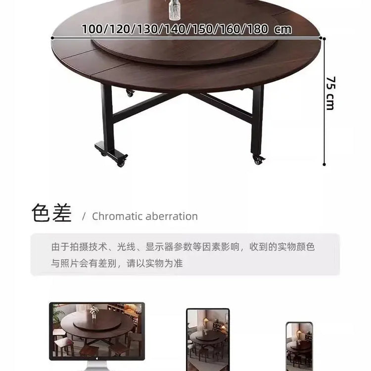 Gather & Dine — Minimalist Round Dining Table with Metal Legs, 100cm & 120cm Jonine’s Corner