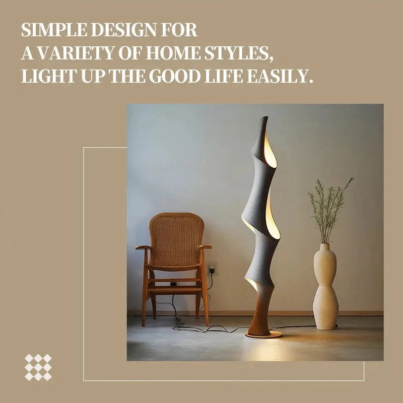 The Statement Corner — Art Deco Sculptural LED Floor Lamp Jonine’s Corner
