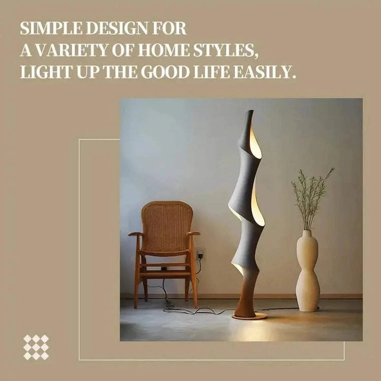 The Statement Corner — Art Deco Sculptural LED Floor Lamp Jonine’s Corner