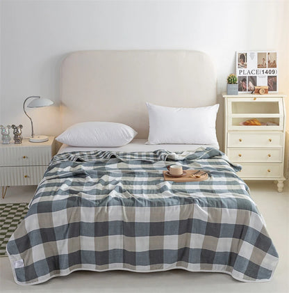 Cotton Gauze Summer Quilt — Solid