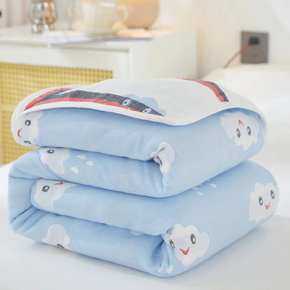 Cotton Gauze Summer Quilt — Solid