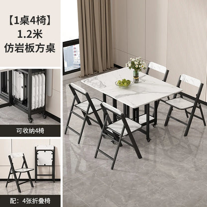 Italian Luxury Foldable Dining Table