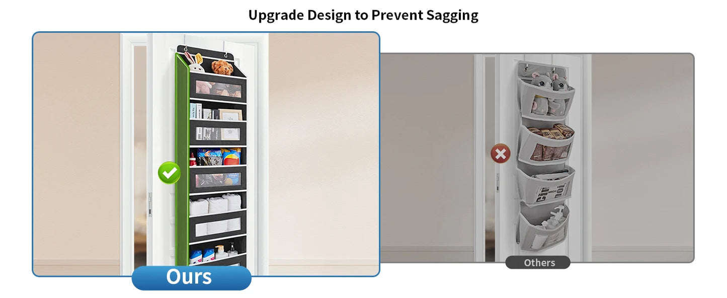 Over-the-Door 5-Shelf Fabric Organizer