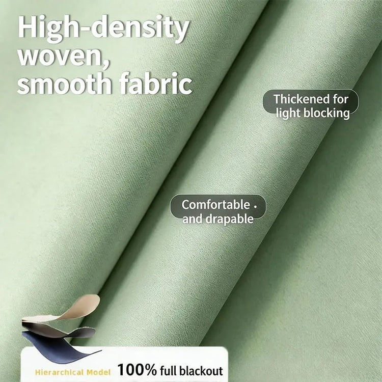 No-Drill Blackout Curtains — Self-Adhesive Bedroom Window Panels Jonine’s Corner
