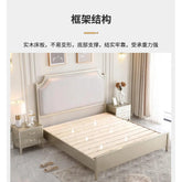 European Minimalist Waterproof Bed Frame with Headboard Jonine’s Corner