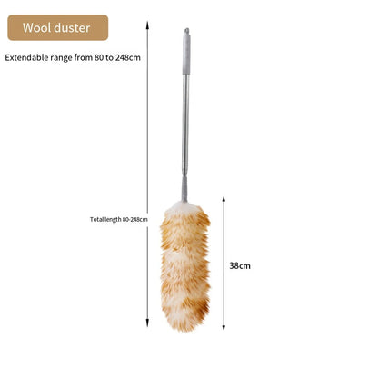 Natural Feather & Wool Duster