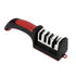 4-Stage Kitchen Knife Sharpener Tungsten Steel/Ceramic Sharpening System Handheld Sharpeners with Non Slip Base Kitchen Knives Jonine&