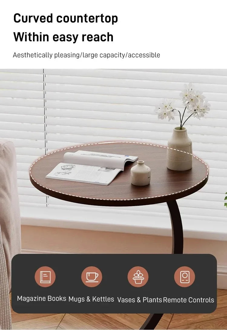 The Little Table That Does a Lot — Round Mini Side Table