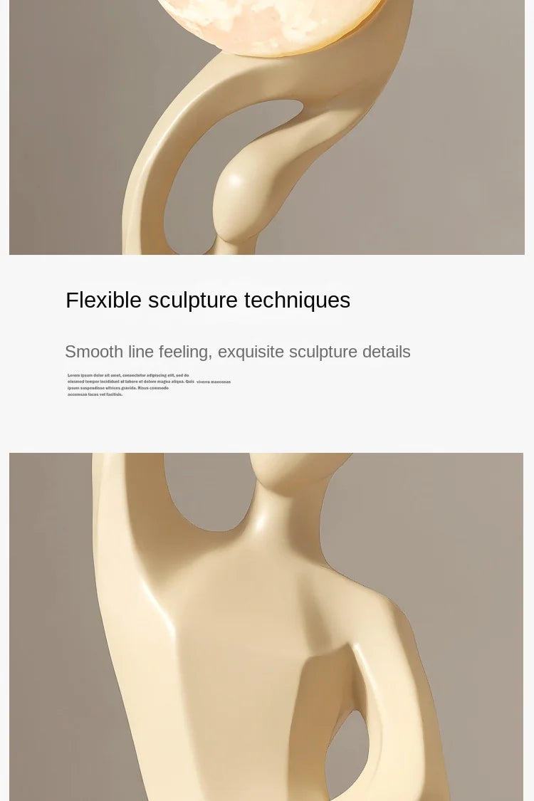 Light That Lives in the Room — Nordic Glow Resin Figurine with Ambient Light