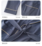 His Moment to Unwind — 100% Cotton Kimono Bathrobe for Men Jonine’s Corner