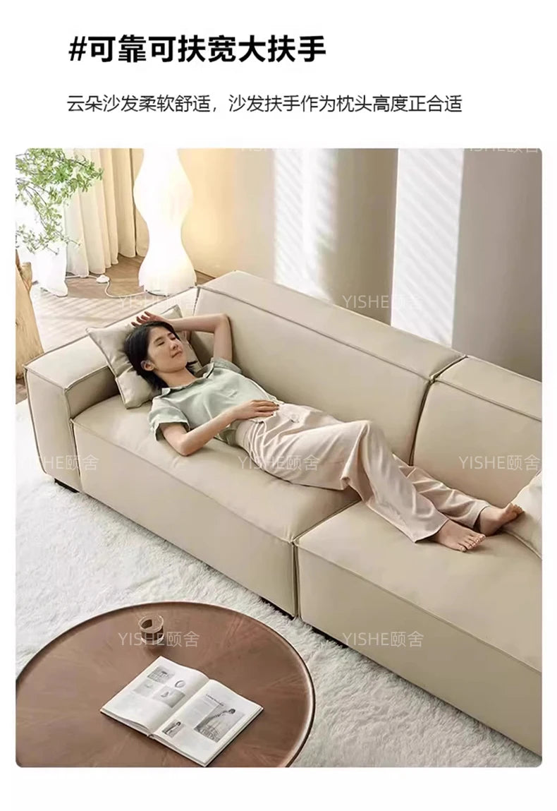 Aesthetic Space-Saving Luxury Sofa — Unique Designer Living Room Seating