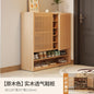 Vintage Luxury Wood Shoe Rack — Space-Saving Entryway Storage