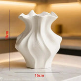 Textured Ceramic Wave Vase Jonine’s Corner
