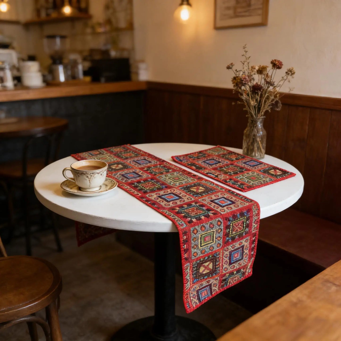 Nordic Cotton Linen Table Runner — Multiple Sizes & Patterns