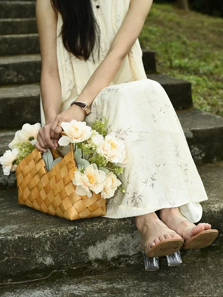 Woven Flower Gift Basket — Festival & Wedding Decor