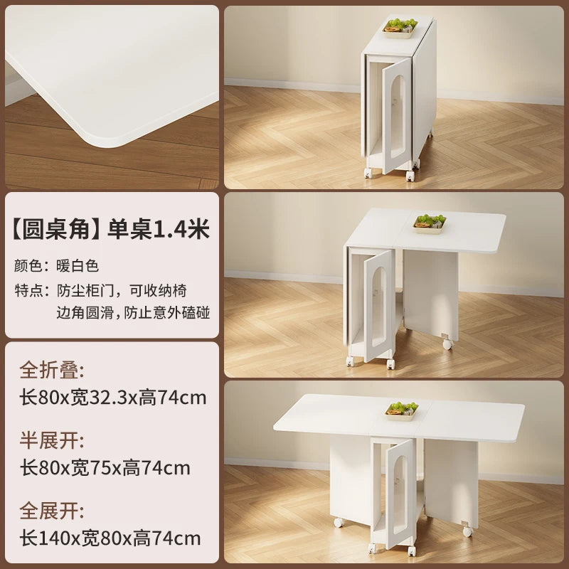 Nordic Minimalist Foldable Dining Table