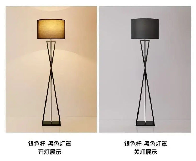 Scandinavian Modern Iron Floor Lamp Creative Minimalist for Living Room Bedroom Study Night Lighting Home Decor Items LED Jonine’s Corner