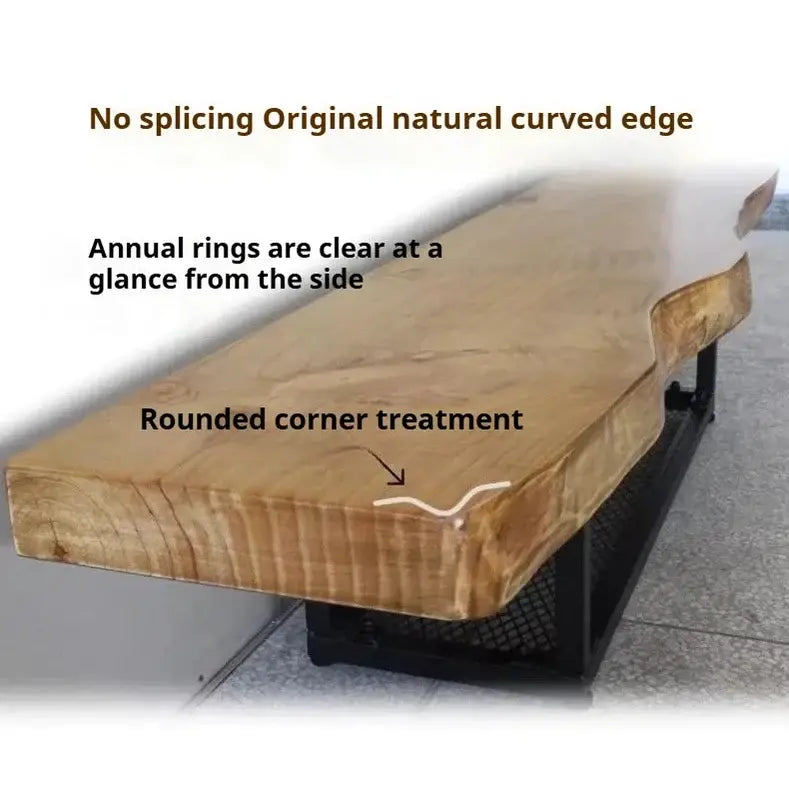 Scandinavian Floating TV Stand — Solid Wood Media Console (Walnut)