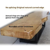Scandinavian Floating TV Stand — Solid Wood Media Console (Walnut)