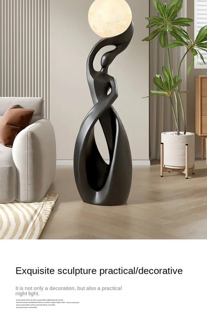 Light That Lives in the Room — Nordic Glow Resin Figurine with Ambient Light