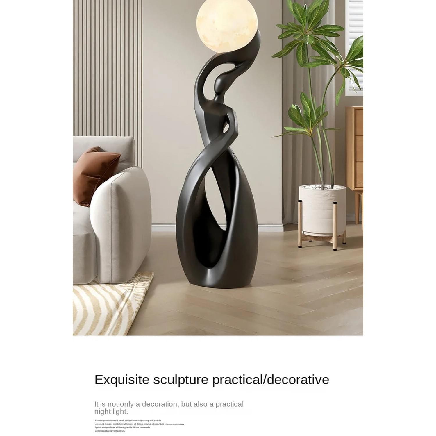 Light That Lives in the Room — Nordic Glow Resin Figurine with Ambient Light