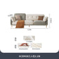 Cream Luxury Corner Sofa — Modern 3-Seat Living Room Sofa