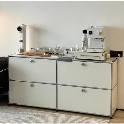 Dual Cabinet Storage Organizer — Modern Chest of Drawers for Bedroom &amp; Living Room
