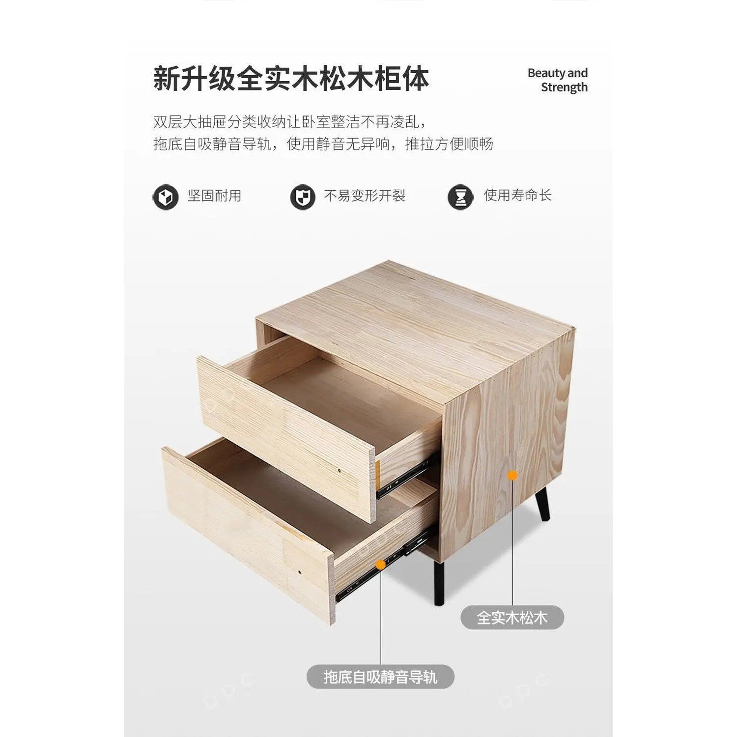 The Storage Bed — Luxury Multifunctional Bed Frame with Storage Headboard