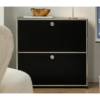 Dual Cabinet Storage Organizer — Modern Chest of Drawers for Bedroom &amp; Living Room