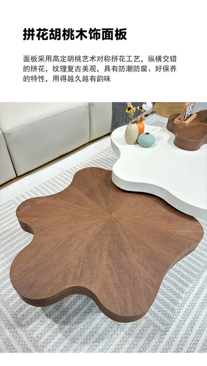 Vintage Ornate Coffee Table — Elegant Artistic Statement Piece for Living Room
