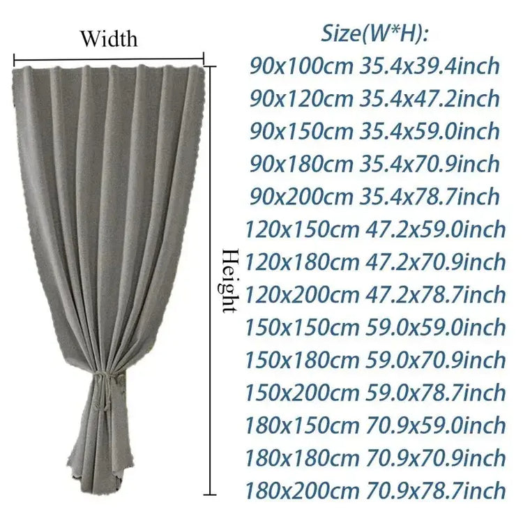 No-Drill Blackout Curtains — Self-Adhesive Bedroom Window Panels Jonine’s Corner