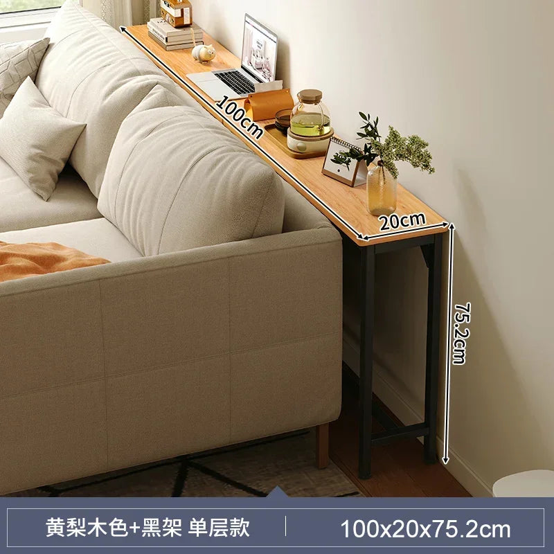 Narrow Sofa Gap Side Table — Space-Saving Partition Rack