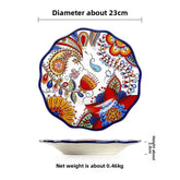 The Artisan Table — Hand-Painted Ceramic Dinner Plate