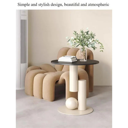Living room sofa, small coffee table, side cabinet, living room home, light luxury bedside table, balcony, simple and creative Jonine’s Corner