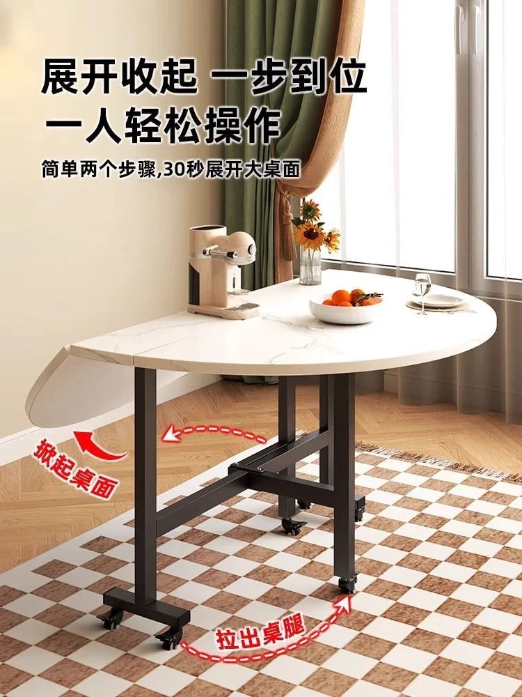 Round Foldable Dining Table — 100 & 120cm
