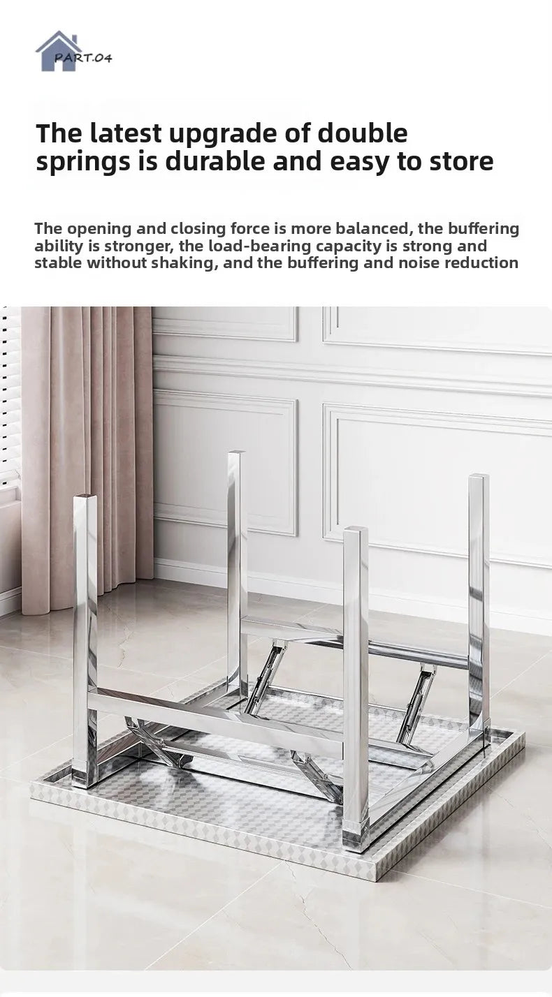 Foldable Stainless Steel Buffet & Serving Table