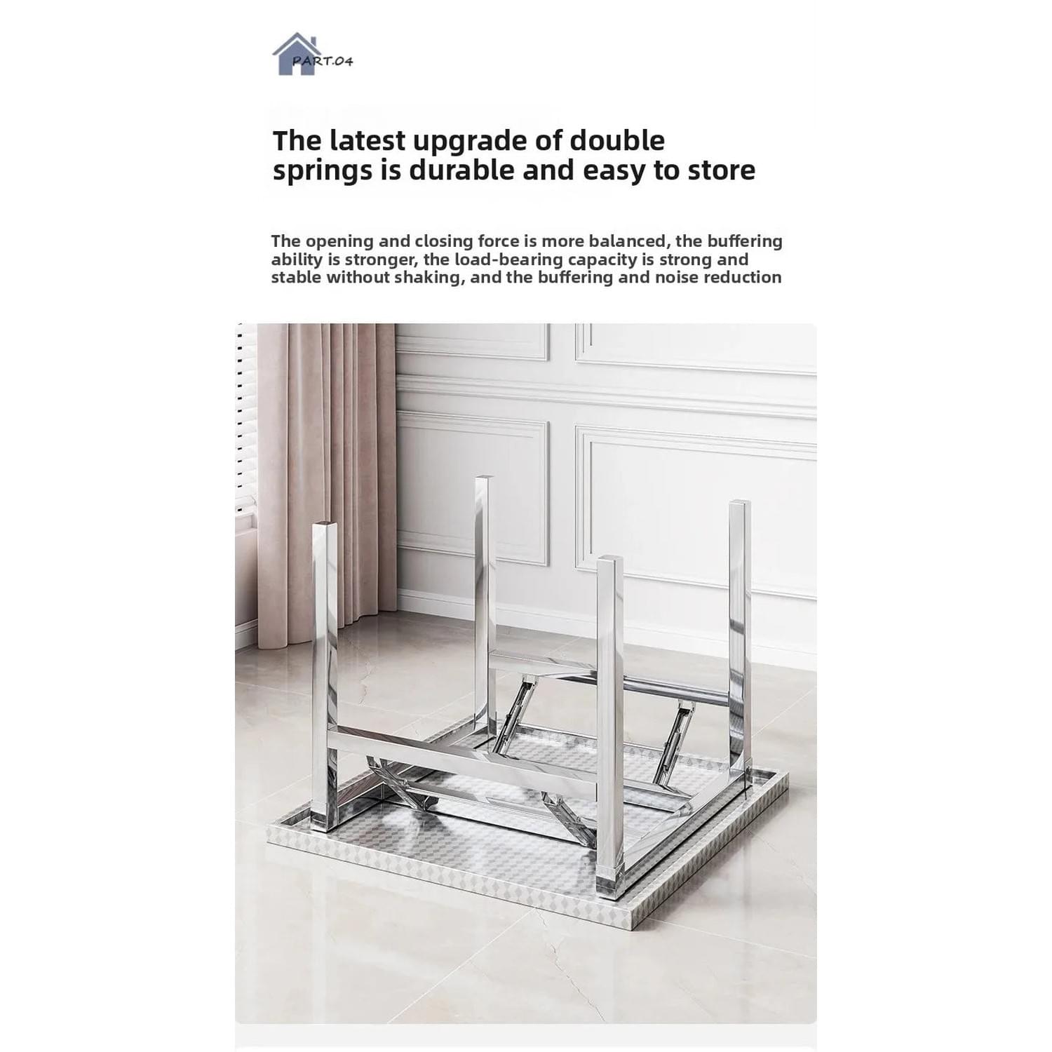 Foldable Stainless Steel Buffet &amp; Serving Table