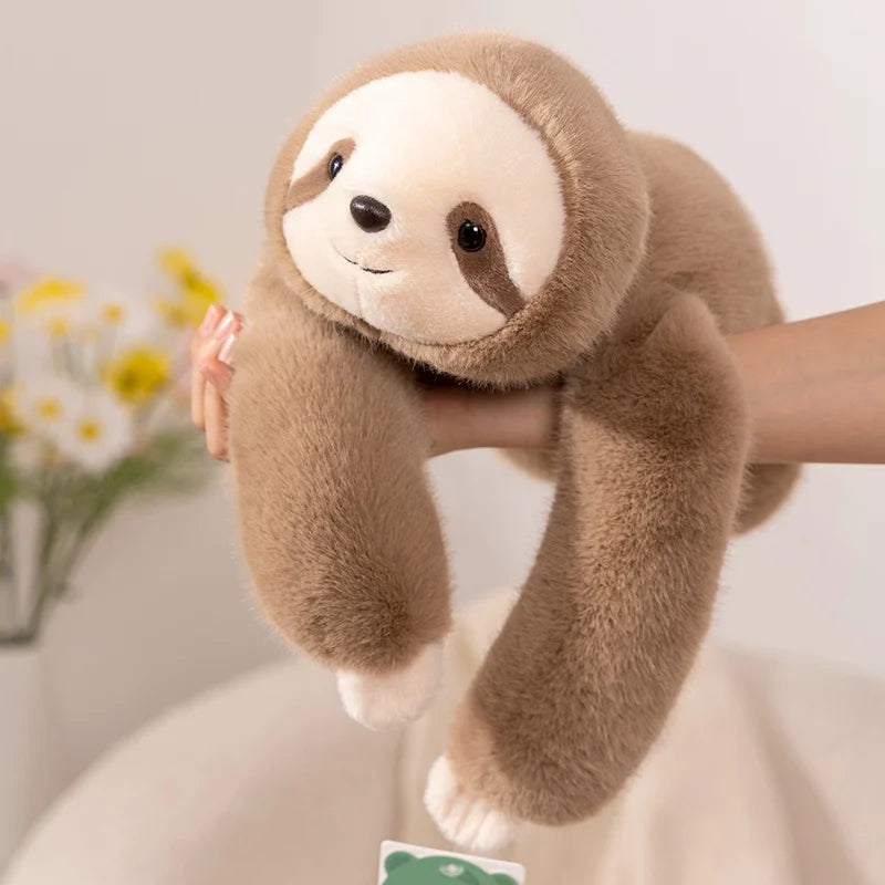 Long-Arm Forest Animal Plush Pillow — Stuffed Toy & Room Accent