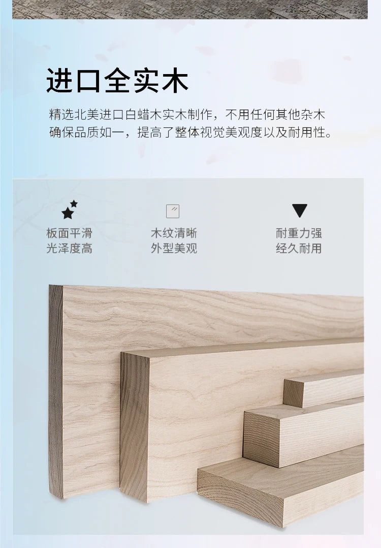 Nordic Minimalist Coffee Table — Modern Wood & Glam Living Room Center Table