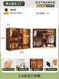 Modern Glass Wardrobe — L-Shaped Corner Closet with Luxury Storage