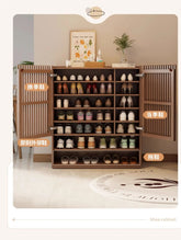 Entryway Wood Shoes Rack Vintage Luxury Space Saving Shoes Rack Storage Unit Meuble De Rangement Multifunction Furniture Jonine’s Corner